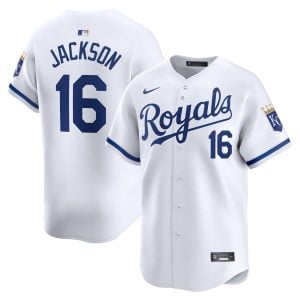 Bo Jackson Kansas City Royals White Home Limited Jersey - All Stitched
