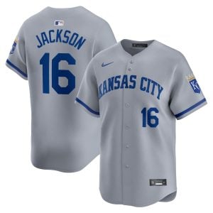 Bo Jackson Kansas City Royals Grey Road Limited Jersey - All Stitched