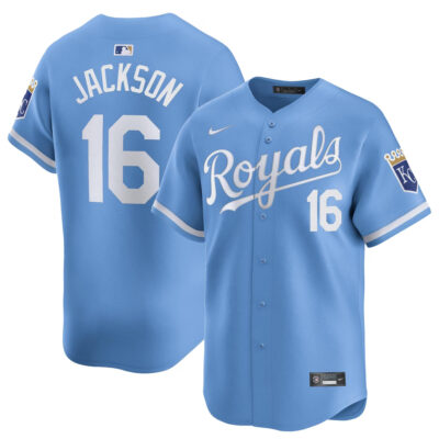 Bo Jackson Kansas City Royals Light Blue Alternate Limited Jersey - All Stitched