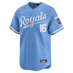 Alternative view of Bo Jackson Kansas City Royals Light Blue Alternate Limited Jersey - All Stitched