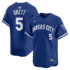 George Brett Kansas City Royals Royal Blue Alternate Limited Jersey - All Stitched