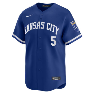 Alternative view of George Brett Kansas City Royals Royal Blue Alternate Limited Jersey - All Stitched