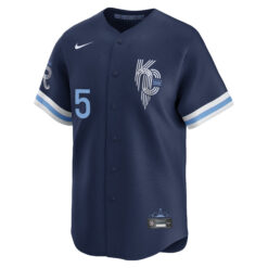 Alternative view of George Brett Kansas City Royals Navy City Connect Limited Jersey - All Stitched