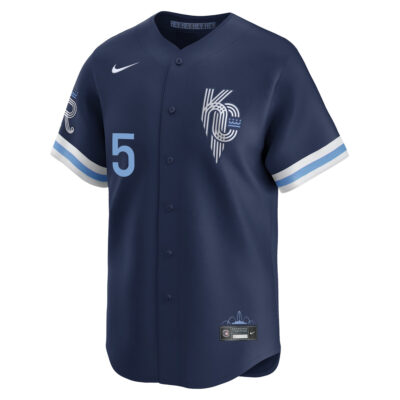Alternative view of George Brett Kansas City Royals Navy City Connect Limited Jersey - All Stitched