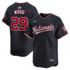 James Wood Washington Nationals Navy Alternate Limited Jersey - All Stitched