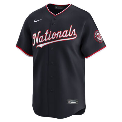 Alternative view of James Wood Washington Nationals Navy Alternate Limited Jersey - All Stitched