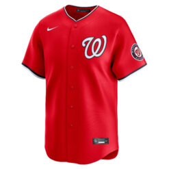 Alternative view of James Wood Washington Nationals Red Alternate Limited Jersey - All Stitched