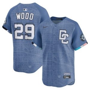 James Wood Washington Nationals Blue 2025 City Connect Limited Jersey - All Stitched