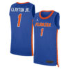 Walter Clayton Jr Florida Gators Basketball Royal Jersey - All Stitched