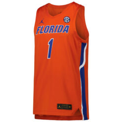 Alternative view of Walter Clayton Jr Florida Gators Basketball Orange Jersey - All Stitched