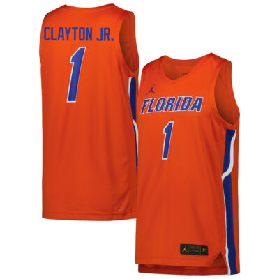 Walter Clayton Jr Florida Gators Basketball Orange Jersey - All Stitched