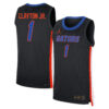 Walter Clayton Jr Florida Gators Basketball Black Jersey - All Stitched