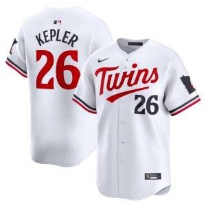 Max Kepler Minnesota Twins White Home Limited Jersey - All Stitched