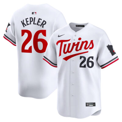 Max Kepler Minnesota Twins White Home Limited Jersey - All Stitched