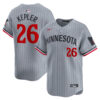 Max Kepler Minnesota Twins Grey Road Limited Jersey - All Stitched