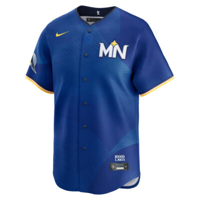 Alternative view of Max Kepler Minnesota Twins Royal Blue City Connect Limited Jersey - All Stitched