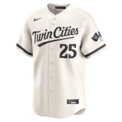 Alternative view of Byron Buxton Minnesota Twins Cream Alternate Limited Jersey - All Stitched