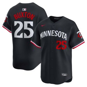 Byron Buxton Minnesota Twins Navy Alternate Limited Jersey - All Stitched