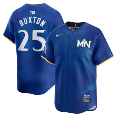 Byron Buxton Minnesota Twins Royal Blue City Connect Limited Jersey - All Stitched