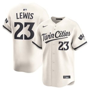 Royce Lewis Minnesota Twins Cream Alternate Limited Jersey - All Stitched