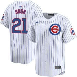 Sammy Sosa Chicago Cubs White Home Limited Jersey - All Stitched