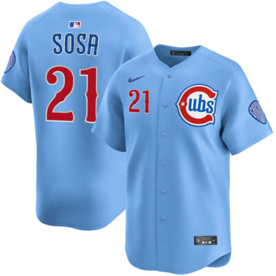 Sammy Sosa Chicago Cubs Blue Alternate Limited Jersey - All Stitched