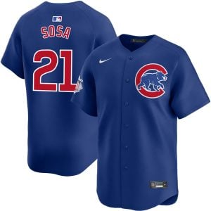 Sammy Sosa Chicago Cubs Royal Blue Alternate Limited Jersey - All Stitched