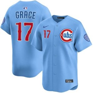 Mark Grace Chicago Cubs Blue Alternate Limited Jersey - All Stitched