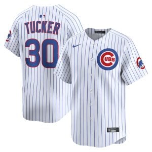 Kyle Tucker Chicago Cubs White Home Limited Jersey - All Stitched