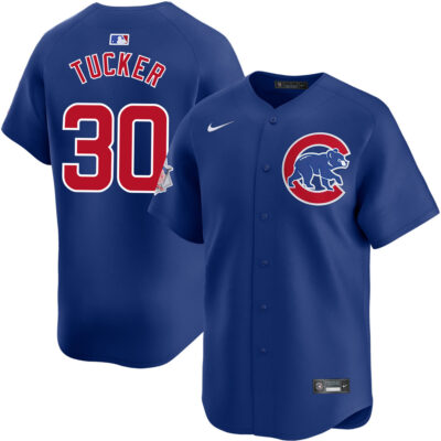 Kyle Tucker Chicago Cubs Royal Blue Alternate Limited Jersey - All Stitched