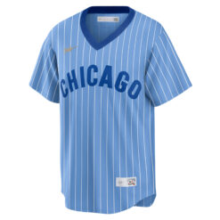 Alternative view of Kyle Tucker Chicago Cubs Blue 1978 Cooperstown Collection Jersey - All Stitched