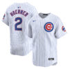 Nico Hoerner Chicago Cubs White Home Limited Jersey - All Stitched