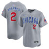 Nico Hoerner Chicago Cubs Grey Road Limited Jersey - All Stitched