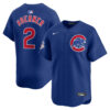 Nico Hoerner Chicago Cubs Royal Blue Alternate Limited Jersey - All Stitched