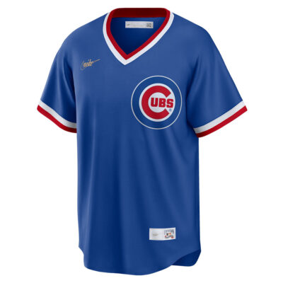 Alternative view of Nico Hoerner Chicago Cubs Royal Blue 1994 Cooperstown Collection Jersey - All Stitched