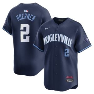 Nico Hoerner Chicago Cubs Navy City Connect Limited Jersey - All Stitched