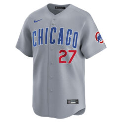 Alternative view of Seiya Suzuki Chicago Cubs Grey Road Limited Jersey - All Stitched