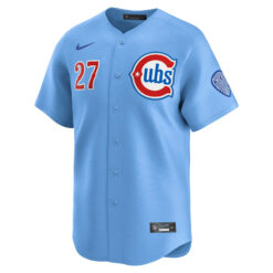 Alternative view of Seiya Suzuki Chicago Cubs Blue Alternate Limited Jersey - All Stitched