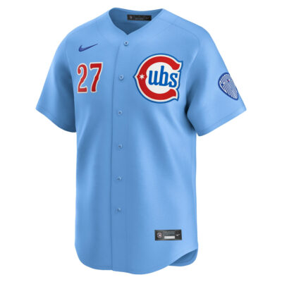 Alternative view of Seiya Suzuki Chicago Cubs Blue Alternate Limited Jersey - All Stitched