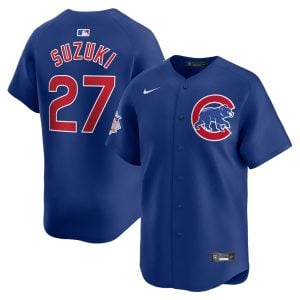 Seiya Suzuki Chicago Cubs Royal Blue Alternate Limited Jersey - All Stitched