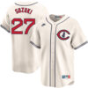 Seiya Suzuki Chicago Cubs Cream Field Of Dreams Jersey - All Stitched