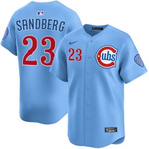 Ryne Sandberg Chicago Cubs Blue Alternate Limited Jersey - All Stitched