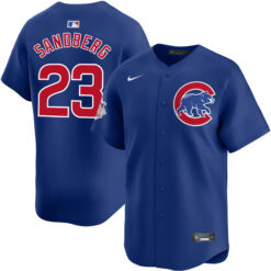 Ryne Sandberg Chicago Cubs Royal Blue Alternate Limited Jersey - All Stitched