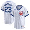 Ryne Sandberg Chicago Cubs White 1968 Cooperstown Collection Jersey - All Stitched