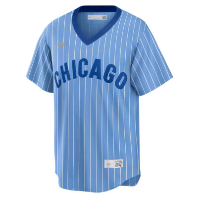 Alternative view of Ryne Sandberg Chicago Cubs Blue 1978 Cooperstown Collection Jersey - All Stitched