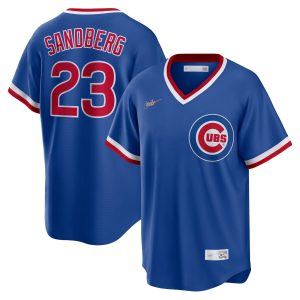 Ryne Sandberg Chicago Cubs Royal Blue 1994 Cooperstown Collection Jersey - All Stitched