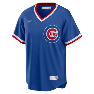 Alternative view of Ryne Sandberg Chicago Cubs Royal Blue 1994 Cooperstown Collection Jersey - All Stitched