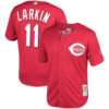 Barry Larkin Cincinnati Reds Red Throwback Jersey - All Stitched