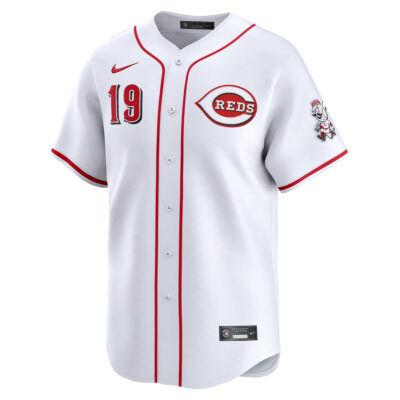 Alternative view of Joey Votto Cincinnati Reds White Home Limited Jersey - All Stitched