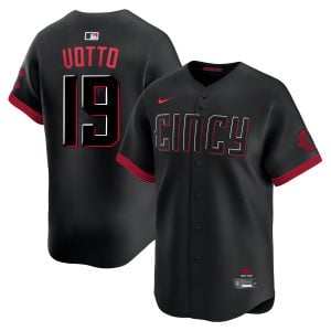 Joey Votto Cincinnati Reds Black City Connect Limited Jersey - All Stitched